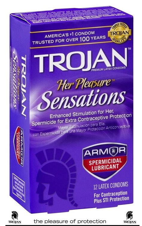 does trojan pleasure pack have spermicide|More.